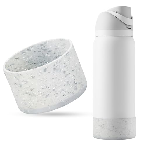 REUZBL Glitter Boot for Owala Free Sip 24 oz | Ultimate Silicone Sleeve Protection for Owala | Ding and Dent Protection Accessory with Enhanced Glitter Flakes