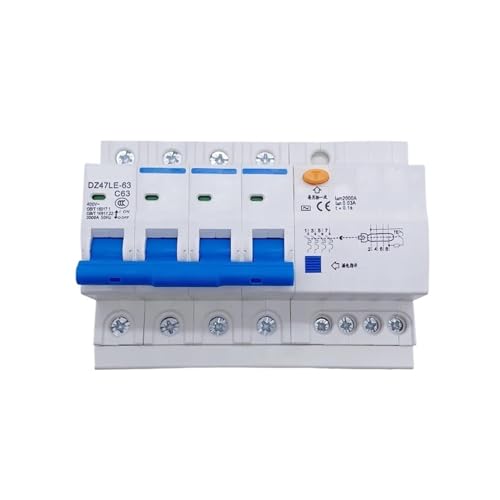 Disjoncteur DZ47LE-63 4P pour sécuriser la cuisine et le salon