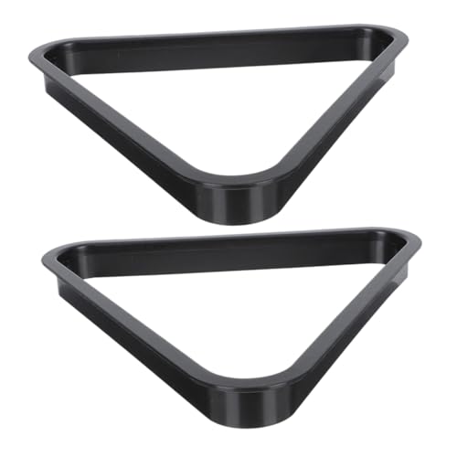 KESYOO 2pcs Mini Billiard Pool Triangle Rack Compact Snooker Ball Storage Frame for Beginners Lightweight Billiard Accessory Compatible with Balls