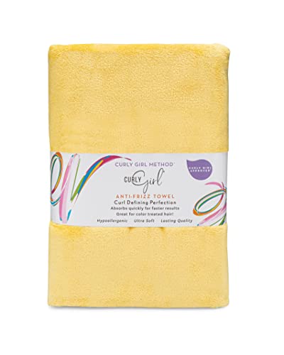 Curly Girl Towel for Women with Curls, Anti-Frizz, Absorbent, Fast ...