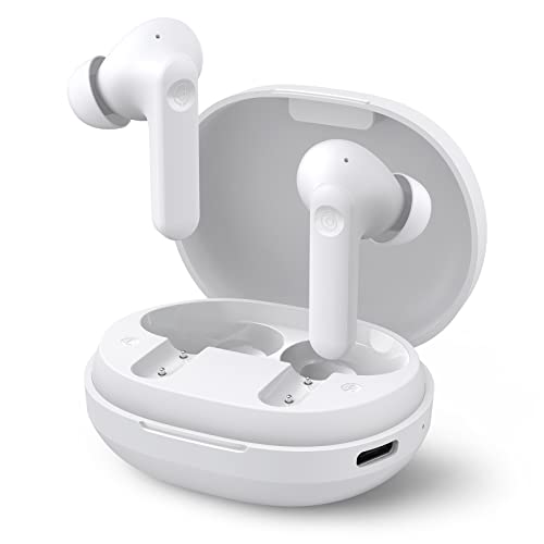 HAYLOU MoriPods Hybrid Active Noise Cancelling Auriculares inalámbricos, Auriculares Bluetooth Bluetooth 5.2 Tech, Sonido inmersivo 28H Tiempo de...