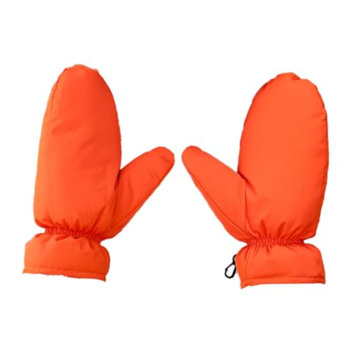 Guantes de esquí con relleno de plumón que aíslan del frío y resisten el desgaste
