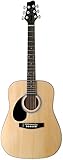 Starion 6 String ST-SW201 LH N Left Handed 3/4 Sized Dreadnought Acoustic Guitar-Natural