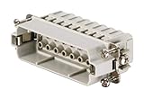 Produkttyp: Stecker Robuster Einsatz, Stecker, 32 + PE, 20–12 AWG, robuste Steckereinsätze/Module, 1 Stück  HDC HA 16 MC 17–32