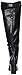 EVANS Women's Wide FIT Tall Boot BELLISIMO Fashion, Black, 8