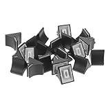 Beavorty 30pcs Black and White Plastic Fader Caps for Mixer Sound Console Straight Slide Potentiometer