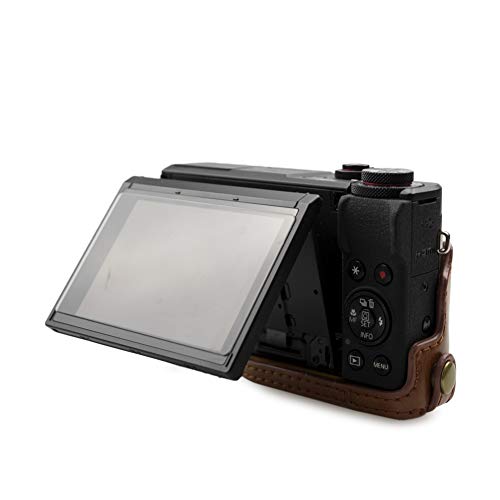Funda de piel vintage para Canon G7X Mark II III - Fernando Cortés