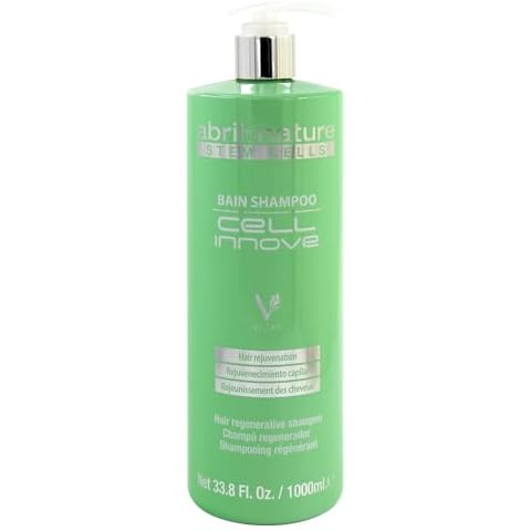 abril et nature - Cell Innove - Professional Hair Shampoo - Youthful, Healthy, and Shiny Appearance - Hair Treatment with Plant Stem Cells - Regenerates and Rejuvenates the Hair Fiber - 1000 ml Cover