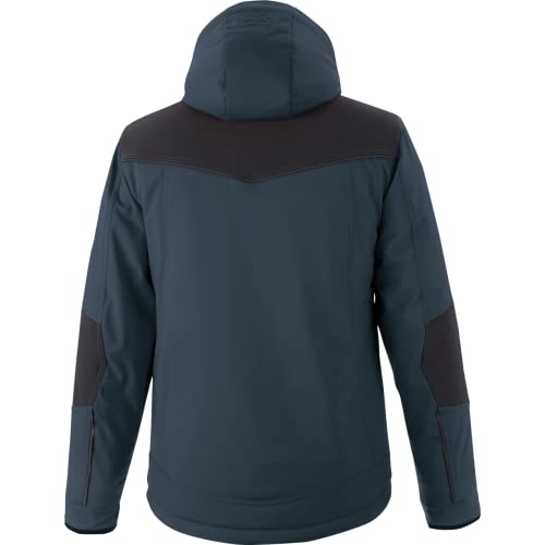 WÜRTH MODYF Winterjacke für Herren Softshelljacke Winter Stretch X in Blau – extra warme Jacke für die kalten Tage - wasserabweisend und winddicht - in der Größe XL