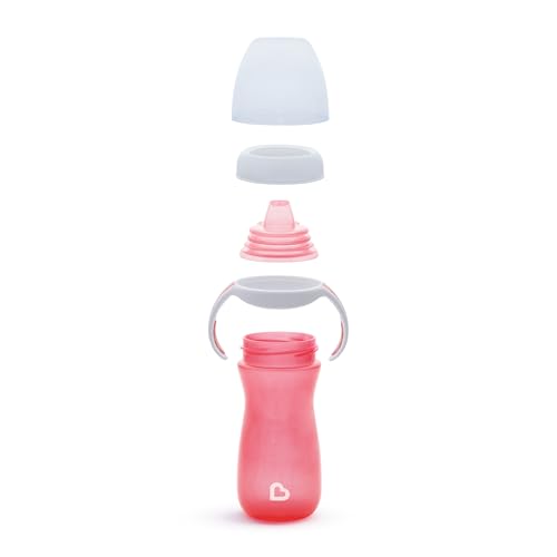 Munchkin Gentle Transition Baby Sippy Cup, 10 Ounce, Pink - image 4