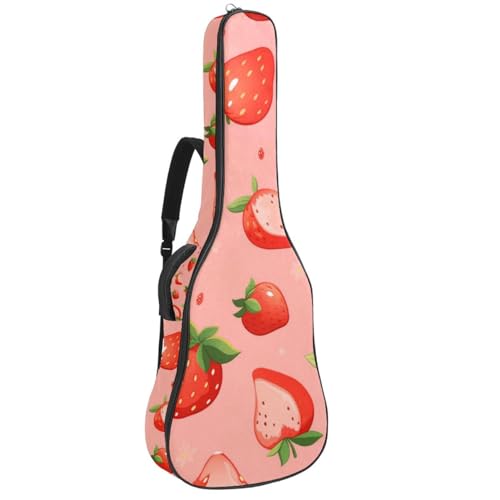 Sac de guitare 40" multicolore pour éviter les rayures avec poche avant