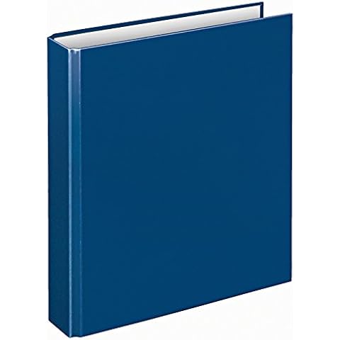 Veloflex Basic 1151050 Ring Binder Ring Binder DIN A5 2-Ring Mechanism 196 x 230 x 30 Cardboard Blue Cover