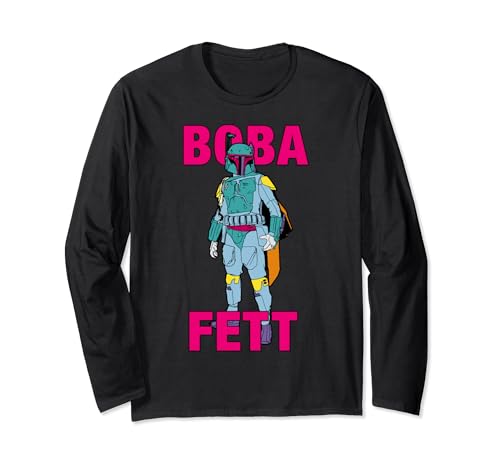T-shirt Star Wars Boba Fett manches longues cadeau original pour anniversaire et Noël