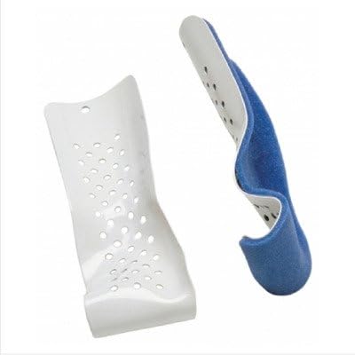 MCK21253000 - Djo Global Wrist/Forearm Splint PROCARE Colles Aluminum/Foam Right Hand White/Blue Medium