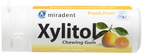 miradent Xylitol Chicle Sabor Frutas Bote 30 Ud X 30 Gr Bote De 30 Unidades X 30 Gramos - 400 g