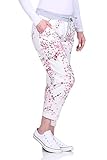 leichte Frühjahr-/Sommermode | Jogpants mit Kirschblütendruck