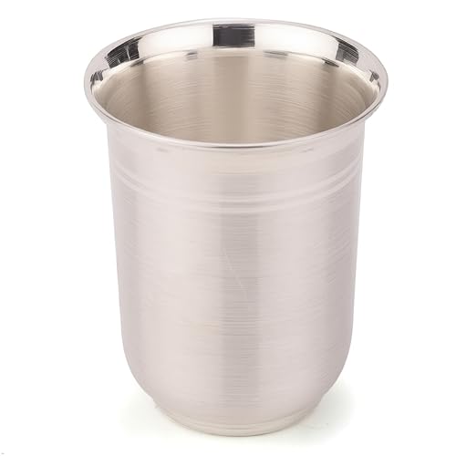 Image of Pure Silver Glass Tumbler for Baby Drinking Water & Pooja Rituals (10.00 Gram Weight)