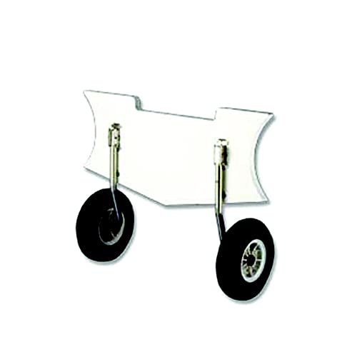 Jeu de roues arrière pour bateaux pneumatiques de plage