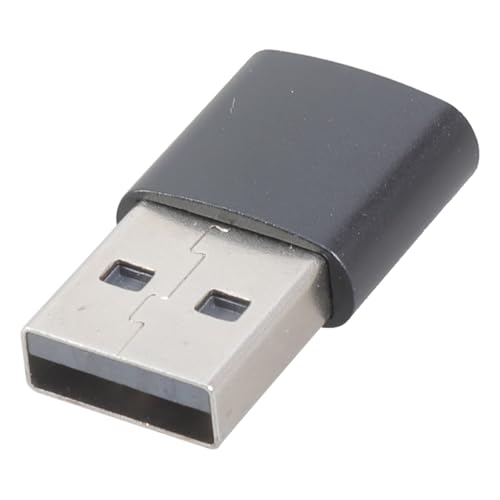 Greabuy USB Male to Female Converter USB to USB C Adapter for 15 14 13 12 Cellphone Data Transfer Charging