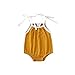 XYAN 0-24 M for bebé de la niña de niño de la Honda del Mameluco del Verano sin Mangas Camisola Ropa (Color : B, Kid Size : 12M)