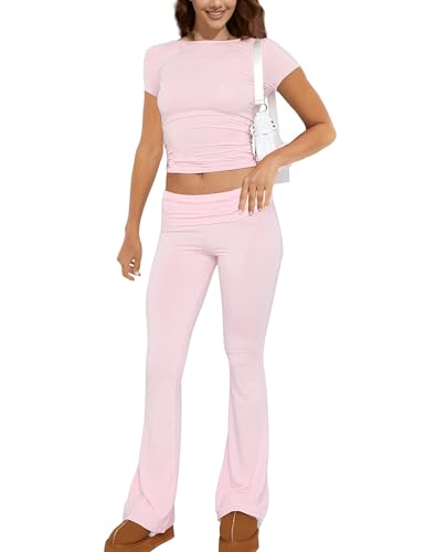 ROFUSSO Zweiteiler Damen Sommer Lounge Set...