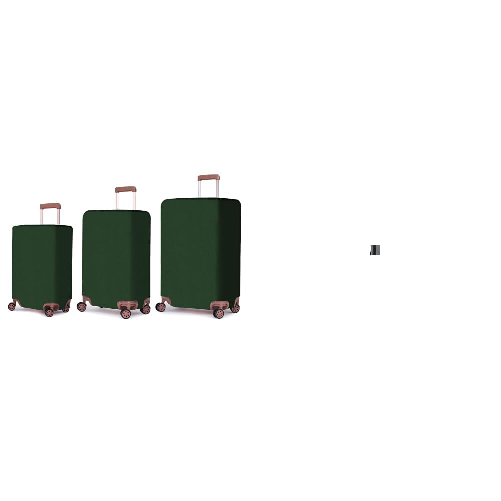 acepack Polyester Fabric Stretchable & Washable Protective Luggage Cover Set of 3 for 50 cm - 55 + Gallivant 25.91 Liters Water Repellant 17.32" Laptop Backpack with Rain Cover for Casual,-picture-20