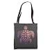 Pink purple Sea Turtle black pattern for turtles lover Tote Bag