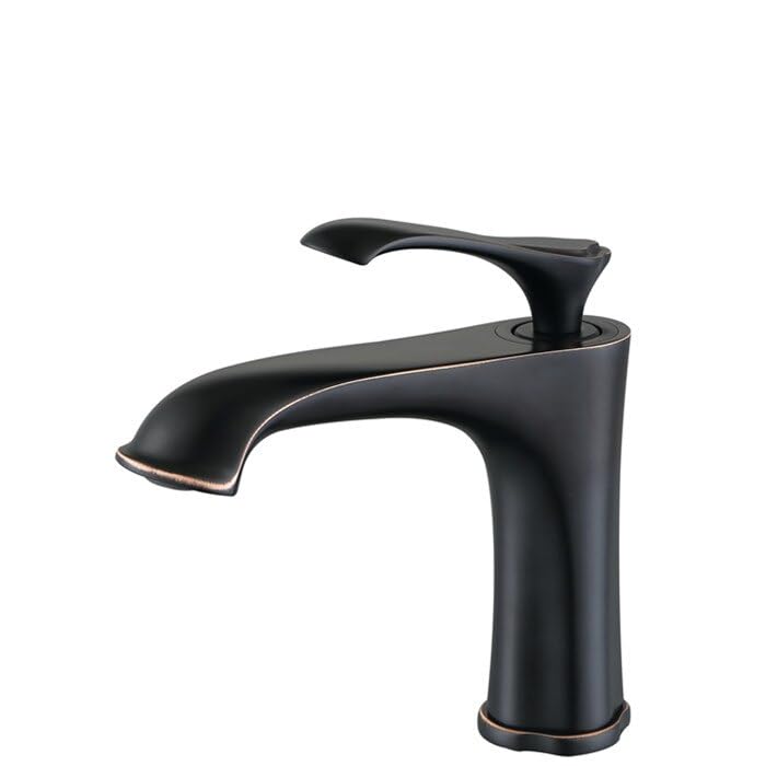 Robinet en bronze huilé haut de gamme pour lavabo eau chaude et froide