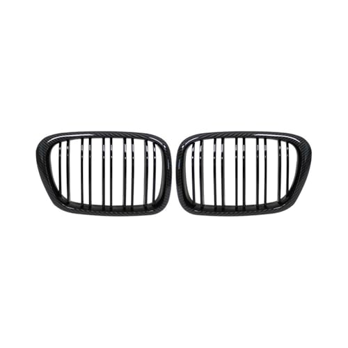 Calandre Noire Brillante Double Ligne pour BMW Série 5 E39 Berline et Break 1997-2003