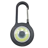 OISE ART STORE Trade Shop - Torcia Luce Tascabile A LED COB Mini con Batteria Moschettone Manici per Esterni