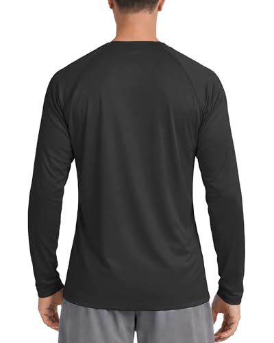 Image of Boladeci Men's UPF 50+ Sun Protection UV SPF Shirts Long Sleeve Lightweight Quick Dry Swim T-Shirts Rash Guard