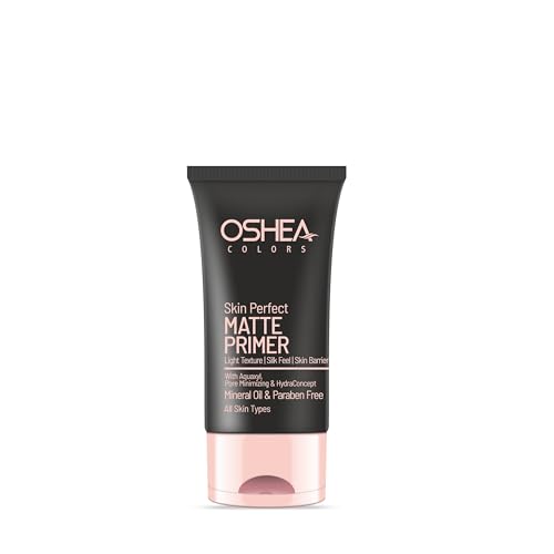 Image of Oshea Colors Skin Perfect Matte Primer | Lightweight Silky Texture for Pore Blurring & Oil Control | HydraConcept Technology for Long-Lasting Hydration | Suitable for All Skin Types - 30ml
