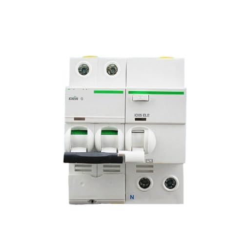 Interruptor disyuntor IC65 2P 50A con protector de fugas para cuadro eléctrico
