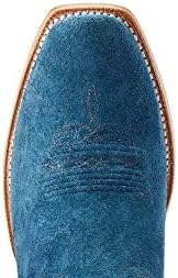 Ariat Mens Futurity Showman Western Boot Navy Roughout/Bite The Dust Brown 8.5 | Image 3