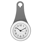 ASAKKURA Orologio da Parete Ventosa per Bagno, Timer Digitale Multifunzione, Materiale Plastico Sicuro, Facile Montaggio su Superfici Lisce, Adatto per Doccia e Arredo Casa
