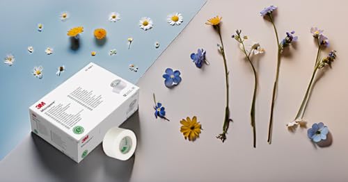 Image of MEDICA 2025 3M Micropore Surgical Paper Tape (1 INCH), 12 Rolls, Multi-Purpose Medical Dressing