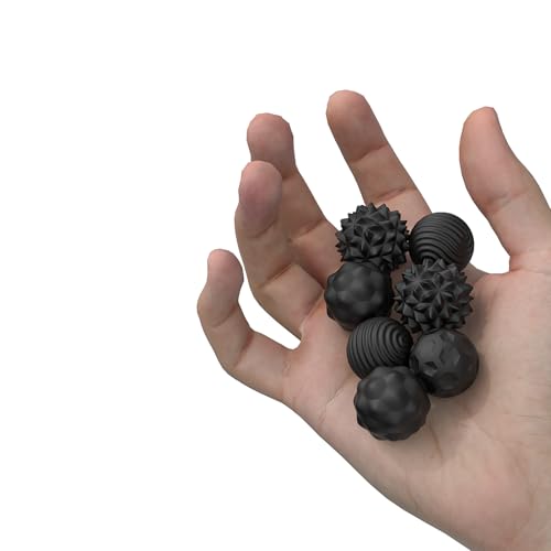 Magnetic Fidget Balls Toys, 8Pcs Silicone Sensory Stress Relief Toys for Adults & Teens with Autism, ADHD, Anxiety, Quiet Executive Desk Fidget Magnets Ball, Stocking Stuffers for Womens Mens Gifts by AotBlcer - Image 9