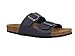 Romika Men's Slide Flat Sandal, Navy, 9