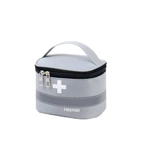 Kit Di Pronto Soccorso Ad Alta Capacità Borsa Vuota Medicine Pack Emergenza Medicina Medica Professionale Del Primo Soccorritore Con Tasche Multiple Per Forniture Mediche Grigio S