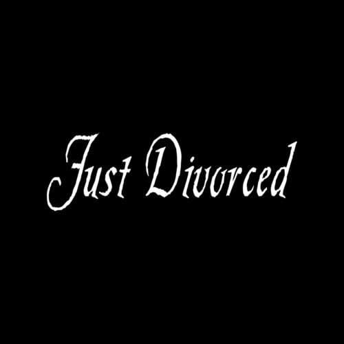 JUST DIVORCED Sticker Funny Vinyl Decal Car Truck Window