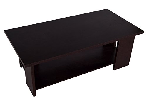 Image of DeckUp Cove-S Engineered Wood Coffee Table (Dark Wenge, Matte Finish)