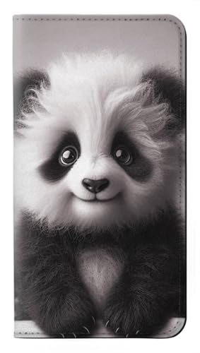 Housse Google Pixel 10a antichoc en cuir clapet aimanté Panda pour éviter les rayures