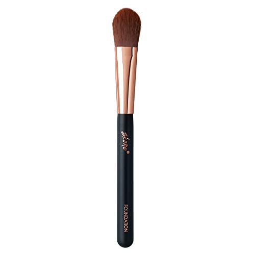 Skone Foundation Brush, Rose Gold Synthetic Bristles