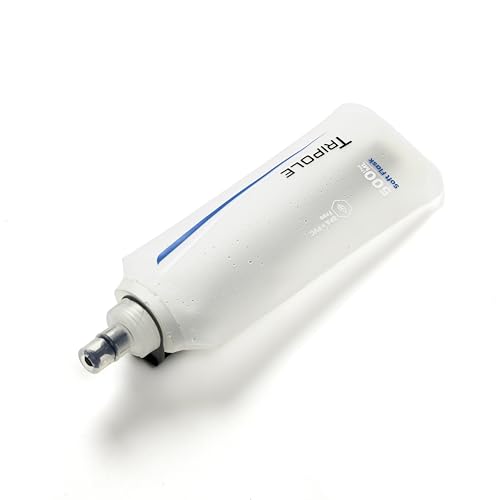 Image of TRIPOLE Hydration & Water Soft Flask for Running and Cycling | 500 mL (White)
