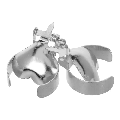 Alipis 2st Hjärtformad Metall Ljusavsläckare Säker Och Stilren Lösning Släcka Ljuslågor Doftljus Aromaterapi Och Mer