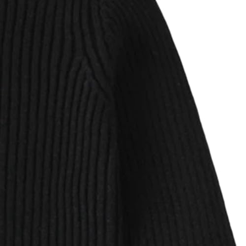 Mock Turtleneck Sweater for Girl Ribbed Knit Plain Long Sleeve Tuni𝗰 Pullover Soft Stretchy Slim Fit Comfortable Top3