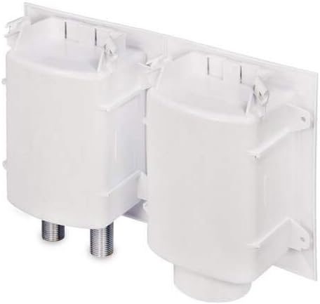 Ox Box Washing Machine Outlet Box w/Mini-Rester Water Hammer Arrester Std. Pk, 1/2" Sweat, 1/2" MIP