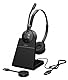 Jabra Engage 55 Stereo-Headset UC, Link 400a DECT-Adapter USB-A, Engage 55 Tischständer, 1,2 m USB-C-auf-USB-A-Kabel, Tragetasche, Garantie und Warnung (Sicherheitsbroschüren)