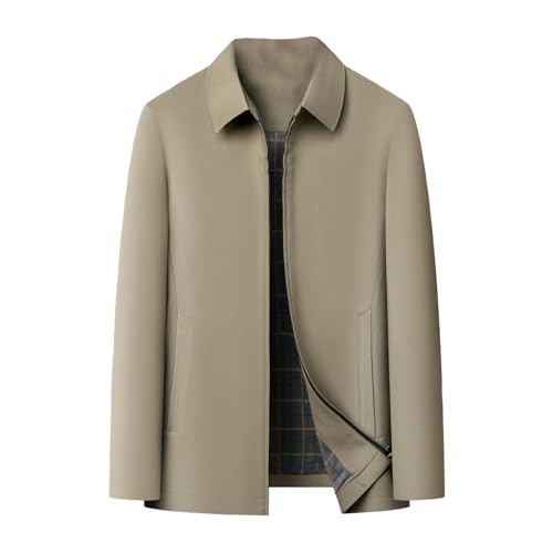 Veste col revers d'automne pour homme au style classique et minimaliste