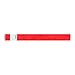 WristCo Neon Red 3/4 Inch Voucher Detachable Stub 500 Count Paper Wristbands for Events